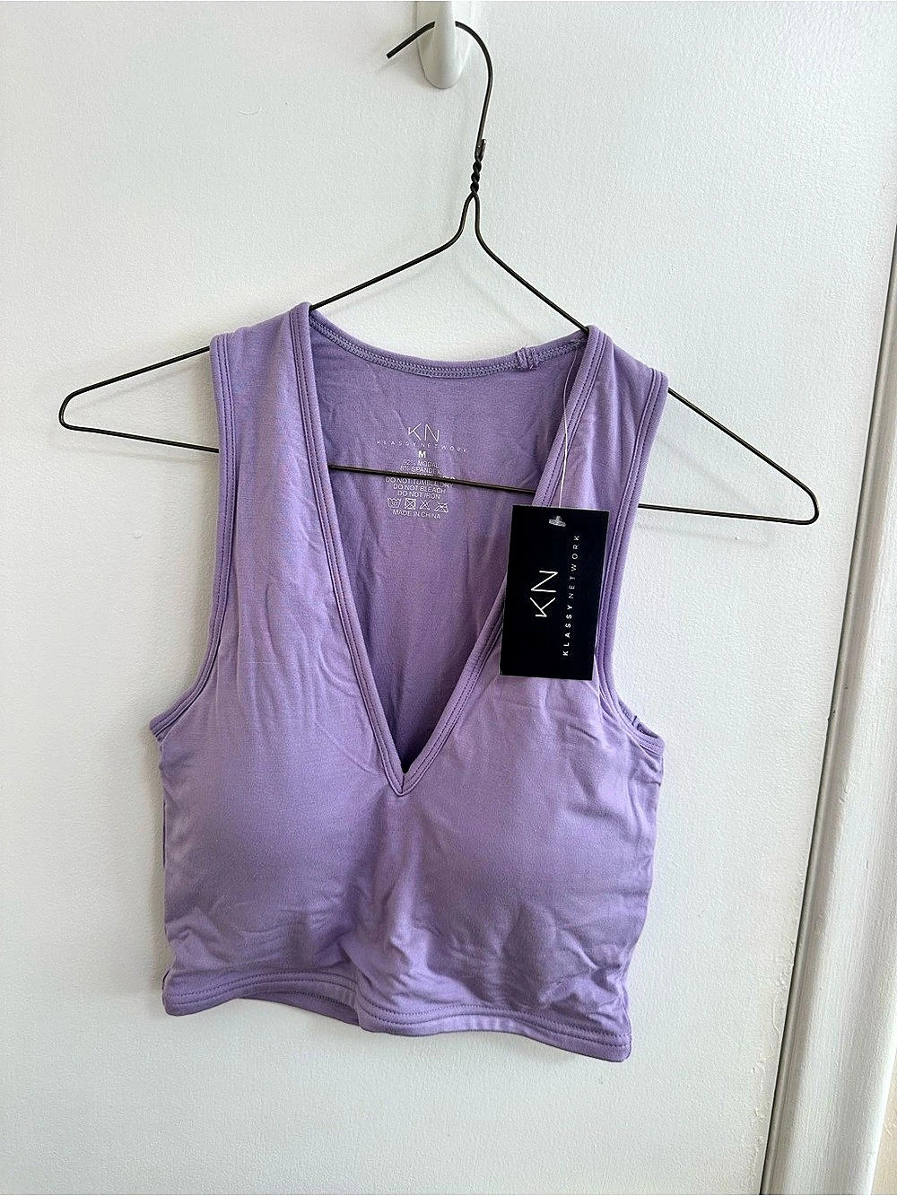Klassy Network V-Neck Brami Purple New with tags